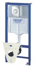 Система инсталляции GROHE Rapid SL для унитаза, комплект 4в1 с кнопкой Nova Cosmopolitan